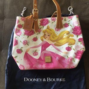 Disney Dooney and Bourke Aurora Sleeping Beauty Tote Bag Purse